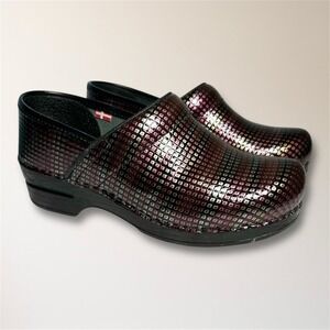 Sanita Danish Pro Clogs US 6 EU 36 Slip Resistant Nursing Work Shoes Multicolor